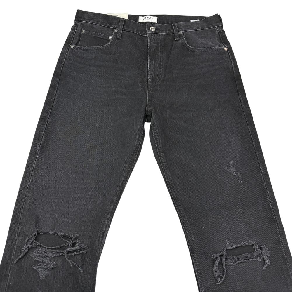 NWT AGOLDE Cherie High Rise Straight Size 29 Distortion - Picture 4 of 8